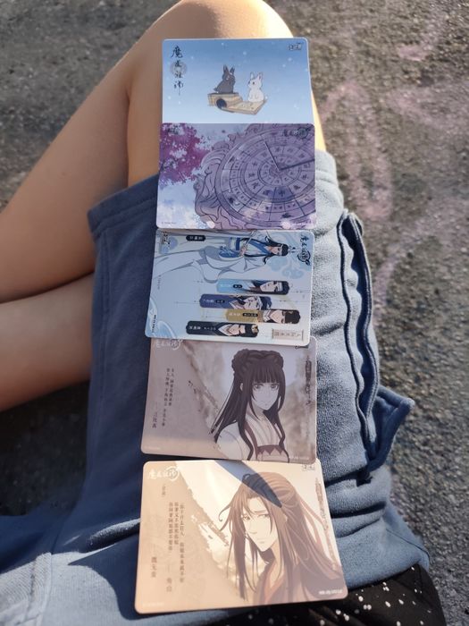 Set 5 Carduri Mo Dao Zu Shi (MDZS) – Carduri Colecție Anime