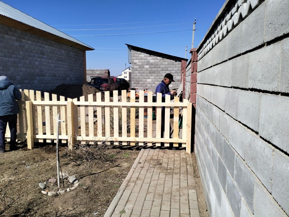 Штакетник забор ограждение