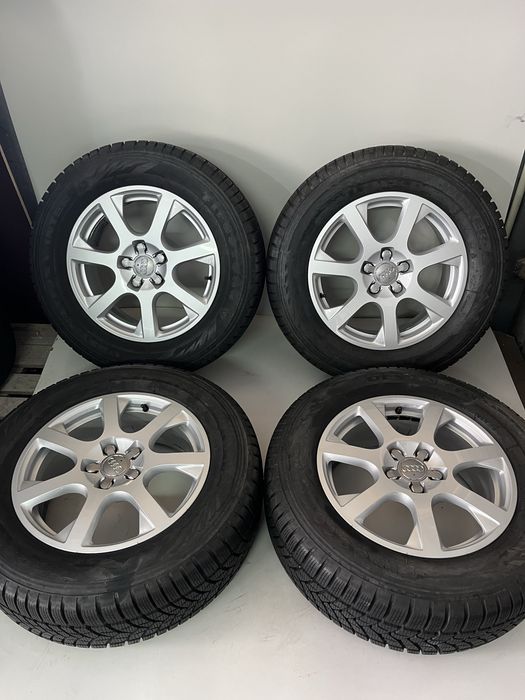 Оригинални джанти 17 цола 5х112 за Ауди Кю5 със зимни гуми 235/65/17