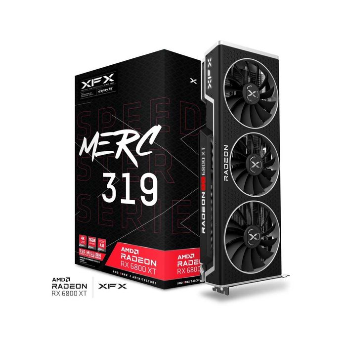 XFX Speedster MERC 319 AMD Radeon™ RX 6800 XT CORE Gaming, 16GB GDDR6