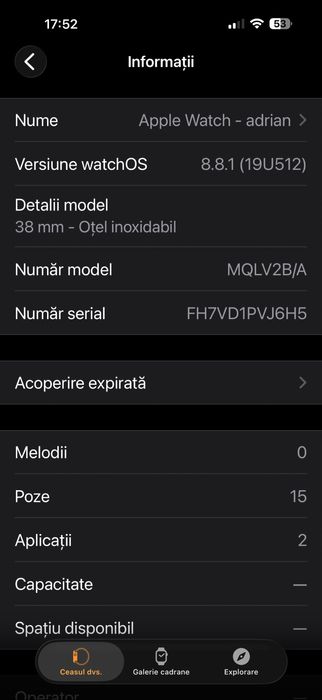 Ceas apple wach seria 3