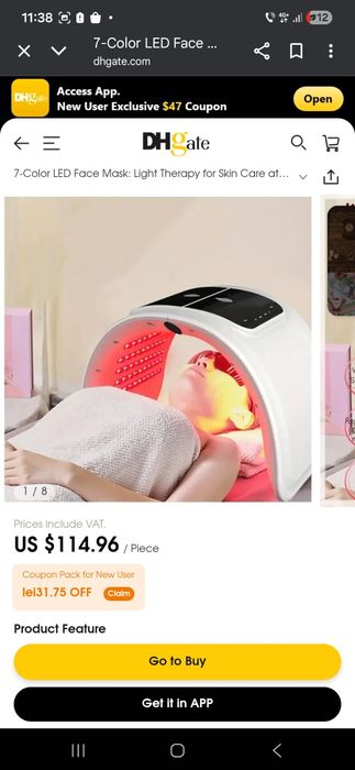 Vand aparat led pt rejuvenare