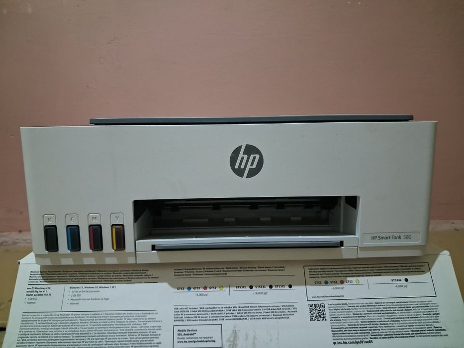 HP Smart Tank 580 rangli printer sotiladi