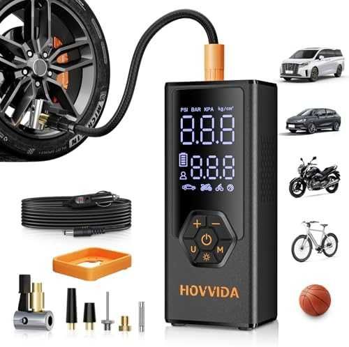 Нов Безжичен компресор за гуми 7800mAh 150 PSI авто помпа 12V за кола колело