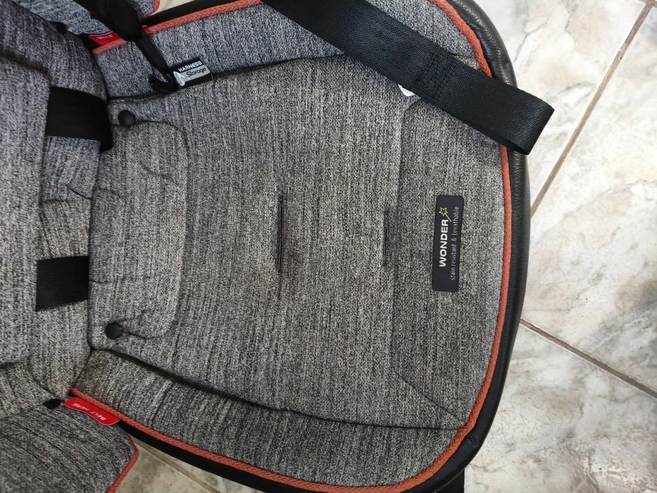 Scaun auto ISOFIX Peg Perego Viaggio 1-2-3 Via Wonder Grey, 9-36 kg, Gri