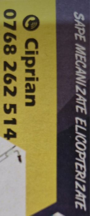 Sapa mecanizata elicopterizata/Tencuiala mecanizata/Beton amprentat