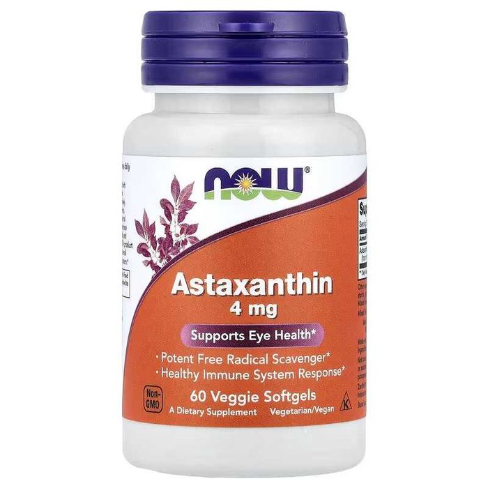 NOW Foods NOW Astaxanthin астаксантин Астахантин