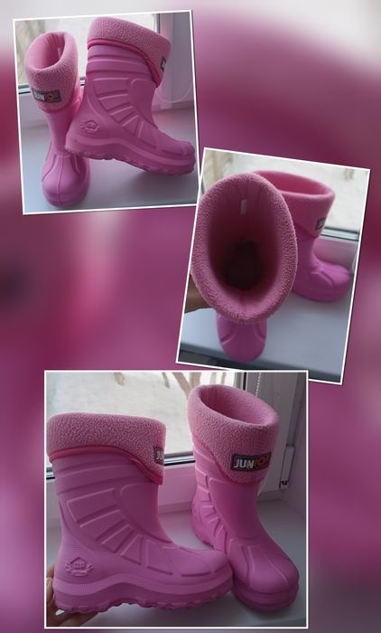 Детские резиновые сапоги