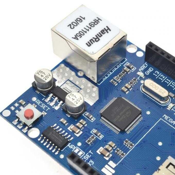 Плата Arduino Ethernet Shield W5100
