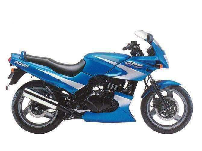 Стикери Kawasaki GPZ 500/1100 1995г.-2001г. лепенки кавазаки гпз 500r