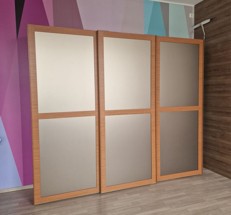 Dormitor complet ITALIA, furnir natural, NOU, transp + montaj GRATUIT