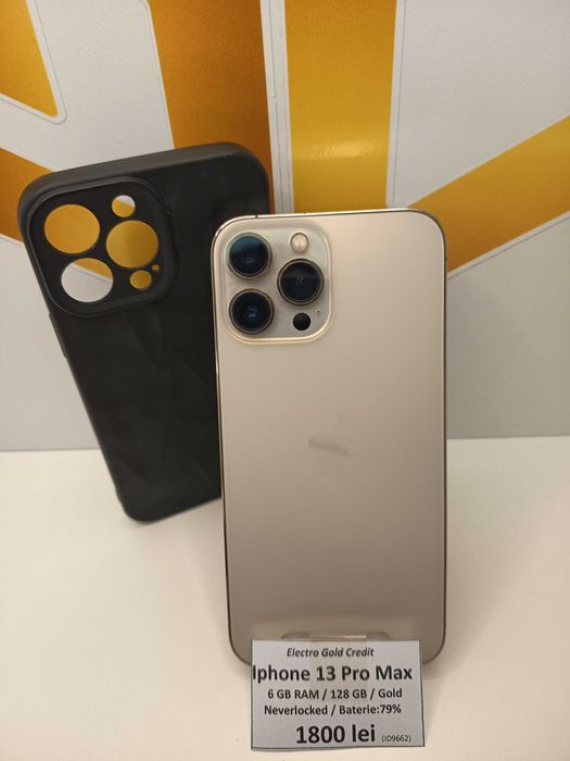 Iphone 13 Pro Max 128GB/Gold/Neverlocked/Baterie:79% ID9662