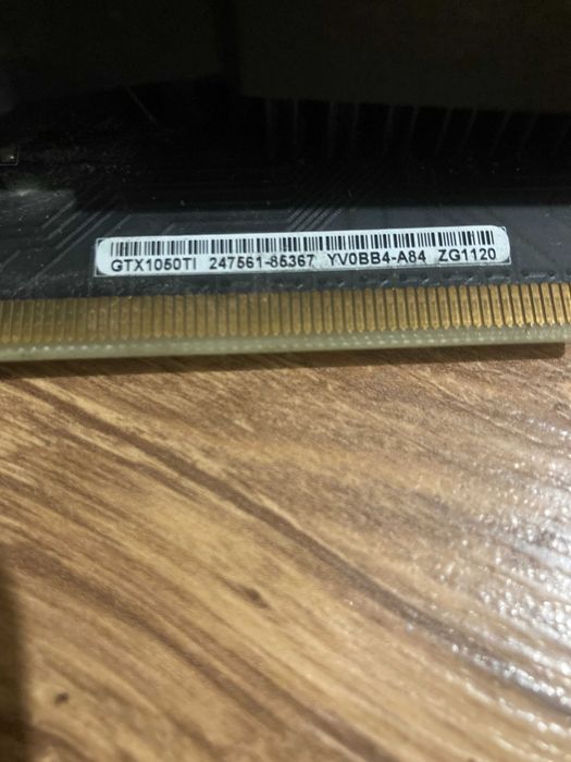 видеокарта 1050ti asus