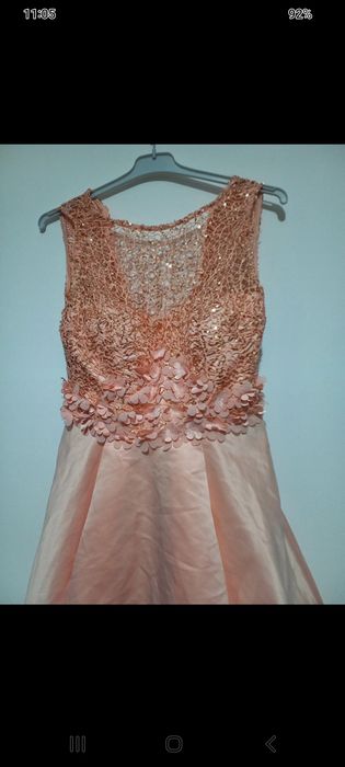 Rochie de ocazie XL cu captuseala interioara si fermoar la spate noua
