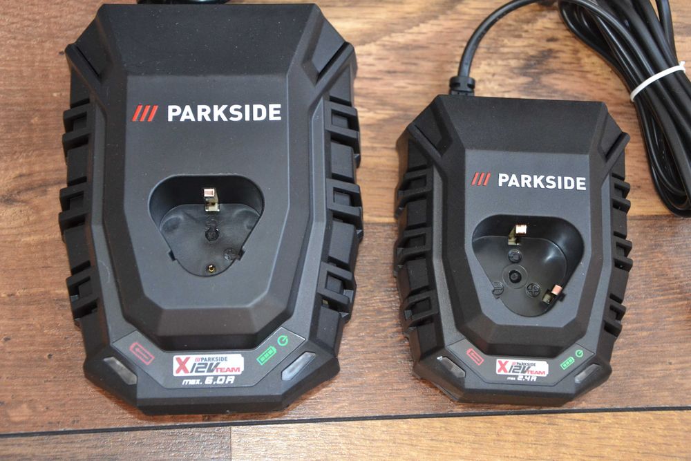 Нови зарядни устройства за Parkside 12V,  2,4A и 6.0А