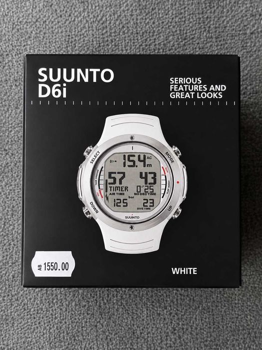 Suunto D6i White W/USB – водолазен компютър / часовник – състояние 10/10