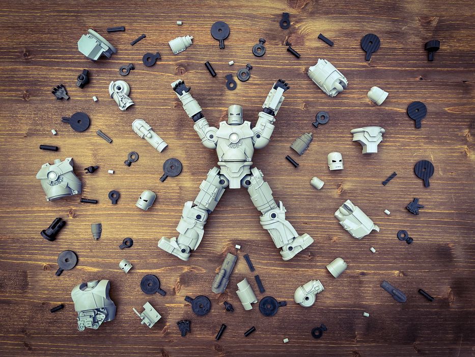 Железный человек кастюм марк 1 из марвел