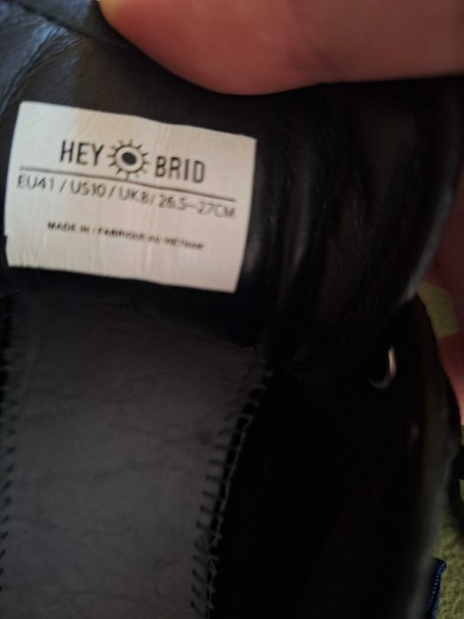 Мъжки кецове HEY BRID от естествена кожа