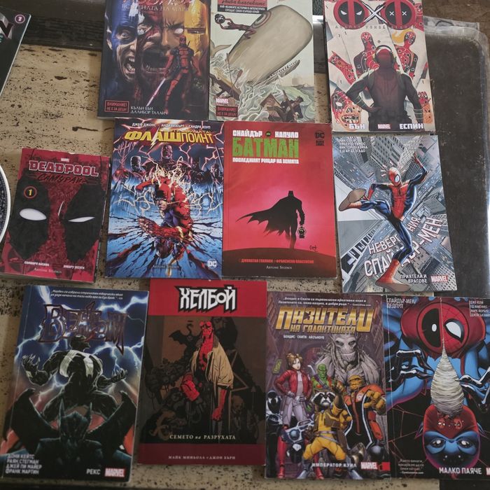 Deadpool, Flash, Batman, Spider-Man, Venom, Hellboy и други DC & Marve