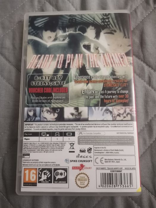 Steins;Gate Elite для Nintendo Switch
