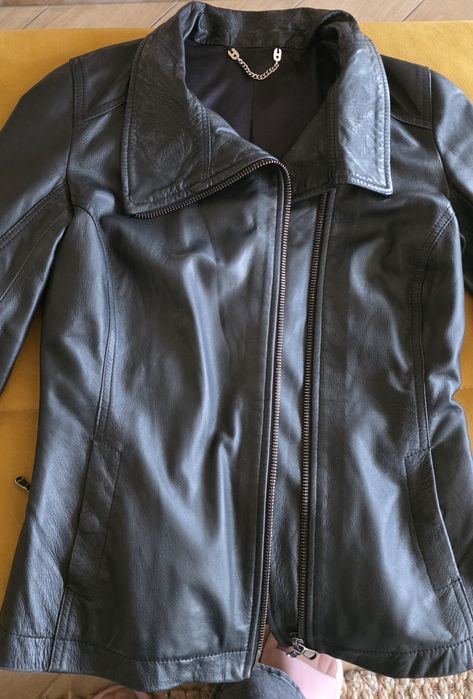 Италианско кожено яке S размер