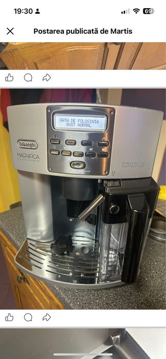Delonghi magnifica capucino