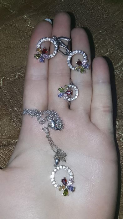 Серебряный комплект