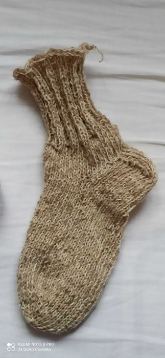 Плетени вълнени чорапи