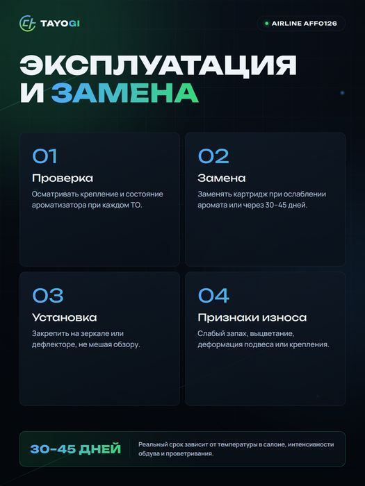 Ароматизатор подвесной AIRLINE AFFO126