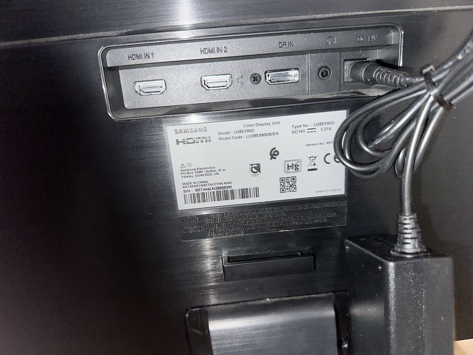 Monitor LED Samsung Gaming LU28E590DS 28 inch 4K