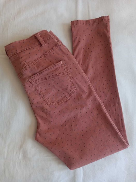 EDC by Esprit - Панталон Чино - Керемидено червен със ситен десен, XS