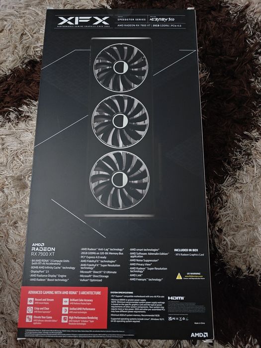 XFX SPEEDSTER MERC310 Radeon RX 7900 XT 20GB 320 Bit GDDR6