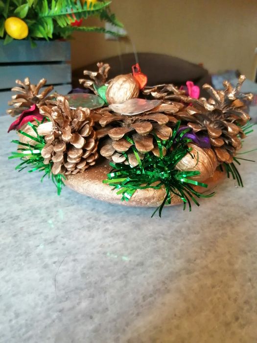 Новогодний подсвечник