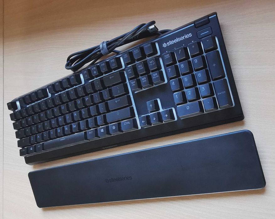 Tastatura Gaming STEELSERIES Apex 3, Whisper-Quiet Switch, USB, negru