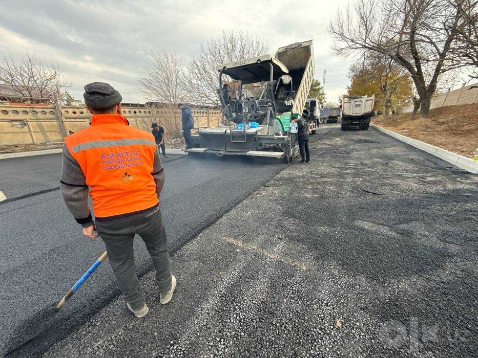 O‘zbekiston bo‘ylab professional asfaltlash xizmati.