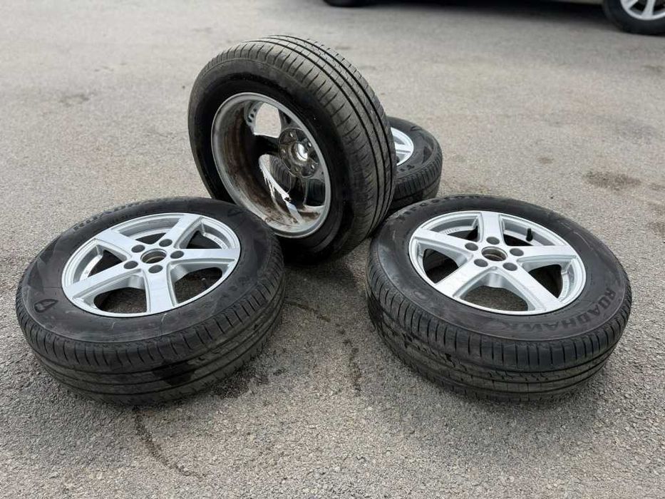 4 бр. Летни гуми 195/65 R15 с алуминиеви джанти 5x112 Audi VW Seat Skoda
