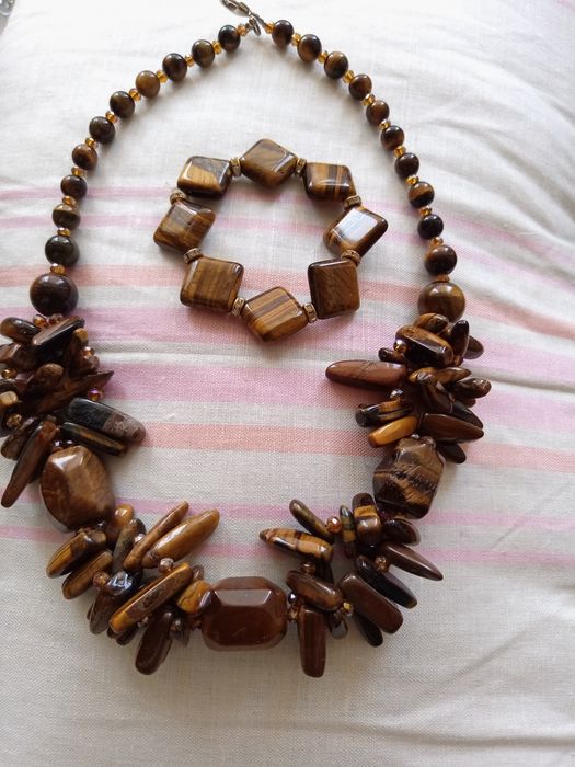 Продам Калье Тигровый глаз,( новое)