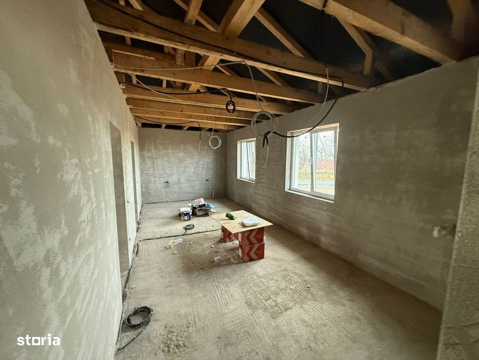 Casa noua, 114 mp utili, semifinisata – Satul Nou de Jos, tip Medite