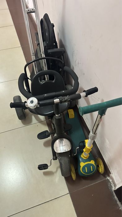 Продам коляску, велосипед и самокат