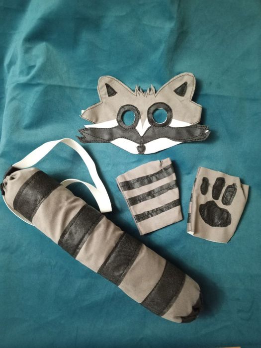 Маска детская, карнавальная, Енот, Заяц, лиса, волк и пр.
