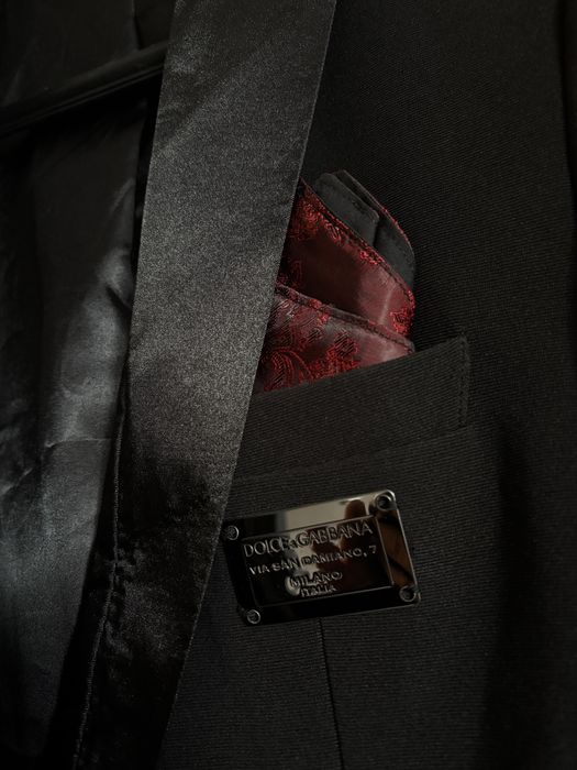 Мъжко черно сако D&G