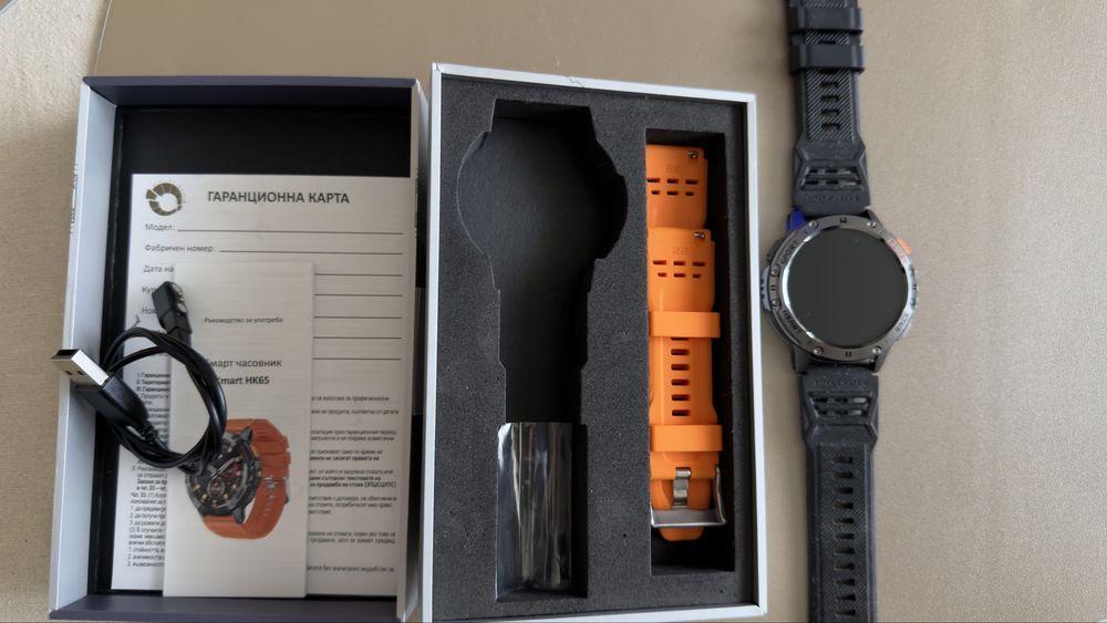 Smart watch 44 mm, като нов, пълен комплект