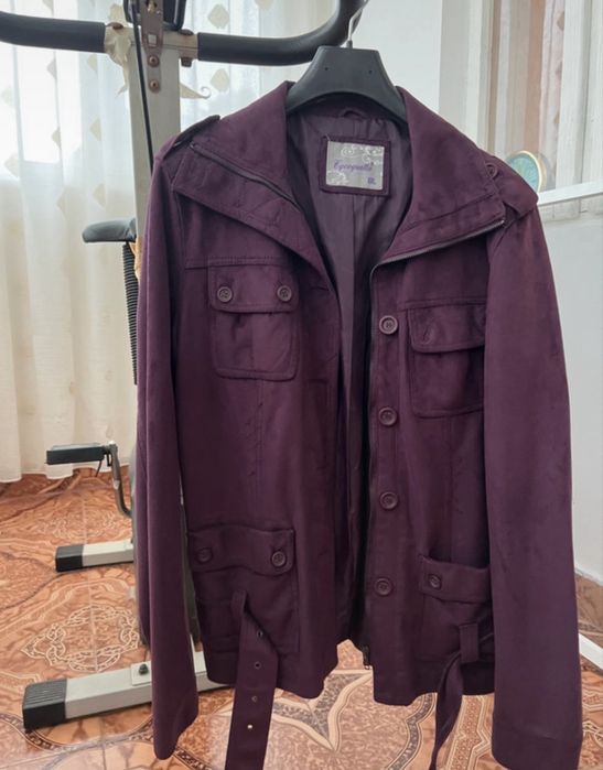 Geaca piele intoarsa