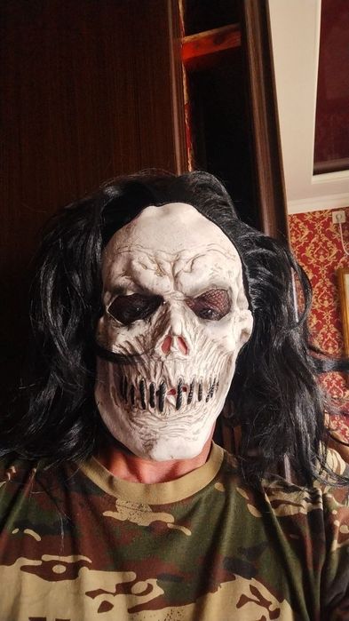 Маски страшилки резина пластик. Новые