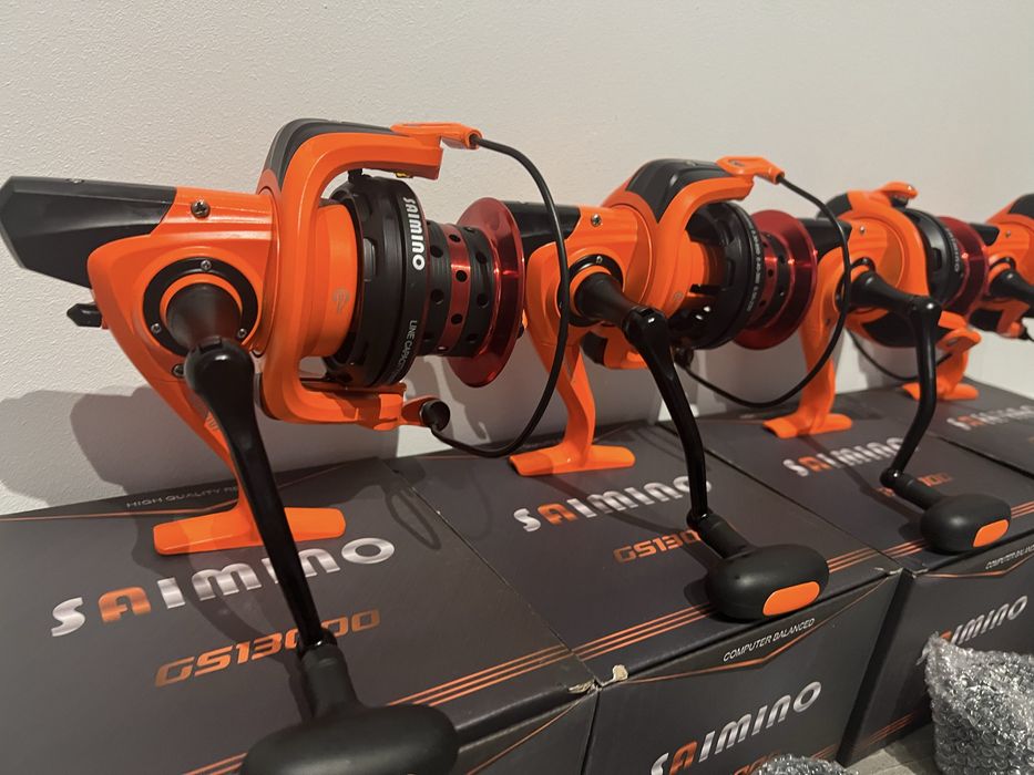 Set 4 Mulinete SAIMINO GS13000 FB 12 + 1 BB Pescuit Crap - Somn