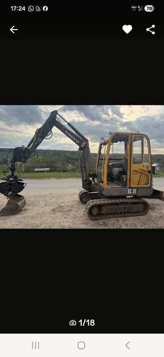 Inchiriez excavator cu operator.