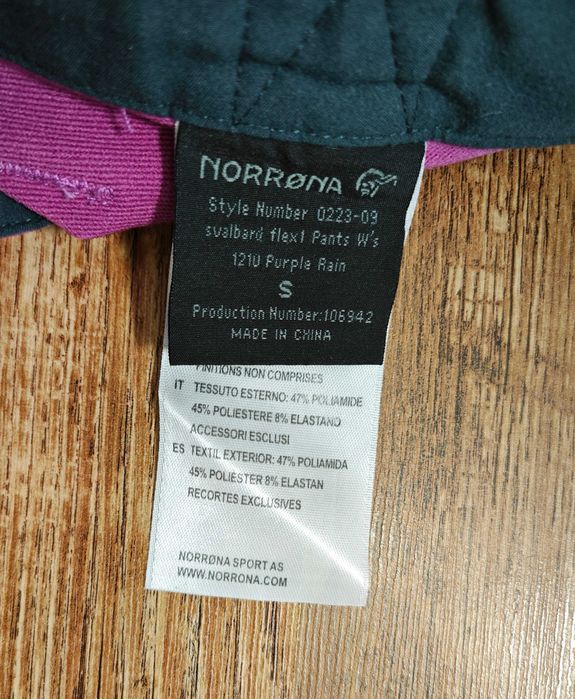 Norrona Svalbard Flex 1 Дамски туристически панталон размер S
