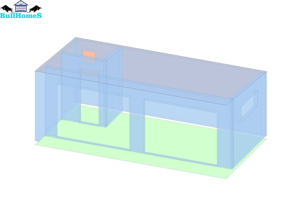 Бунгало,Бунгала,Къща,Преместваема къща,Модулни,Жилищни -21м²