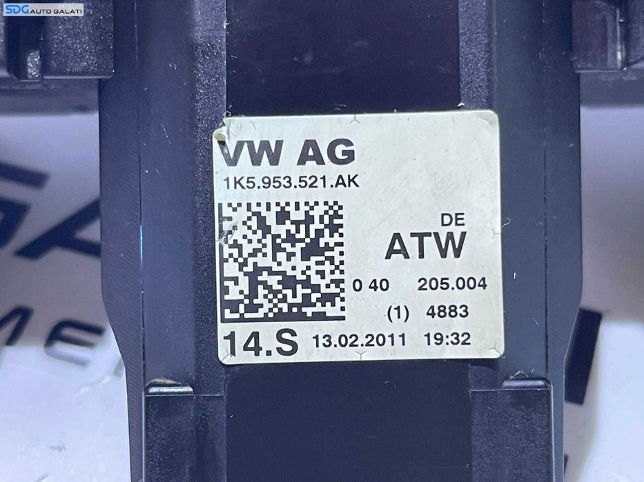 Ansamblu Maneta Manete Tempomat Pilot Automat Faza Lunga Scurta Semnalizare Stergatoare Skoda Superb 2 Berlina Sedan 2008 - 2015 Cod 1K5953502K 1K5953521AK [AV1469]