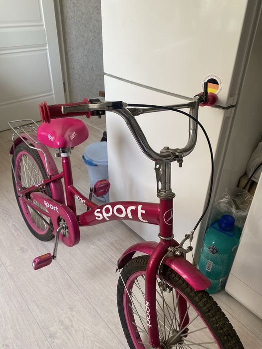Продам детский розовый велосипед Sport, б/у
